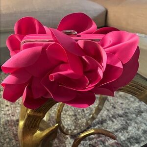 Sondra Roberts Pink Floral Clutch